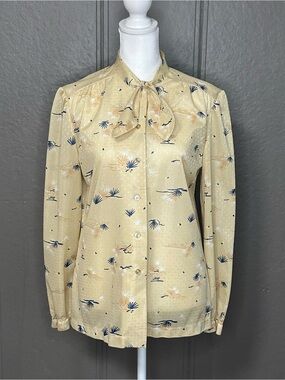 Vintage Koret of California Yellow Blouse